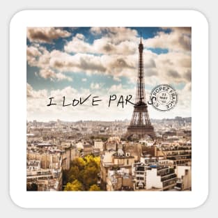 I love Paris Sticker